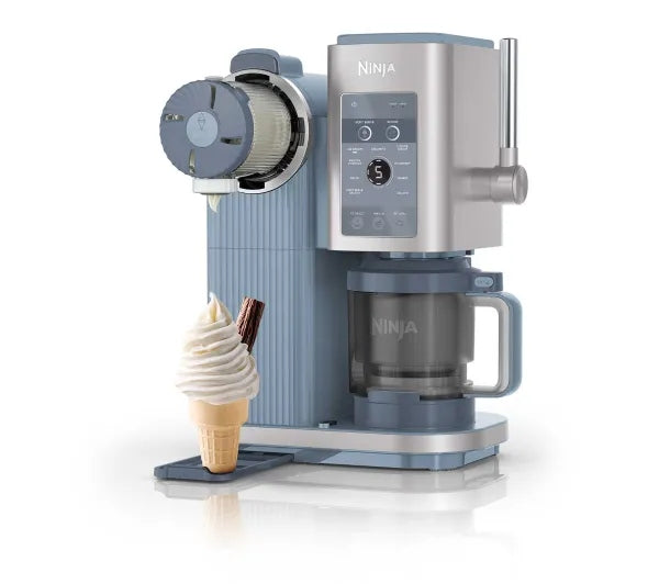 Ice cream machine Ninja Creami Swirl NC702EU 800W 0,48L Blue Packaging status original