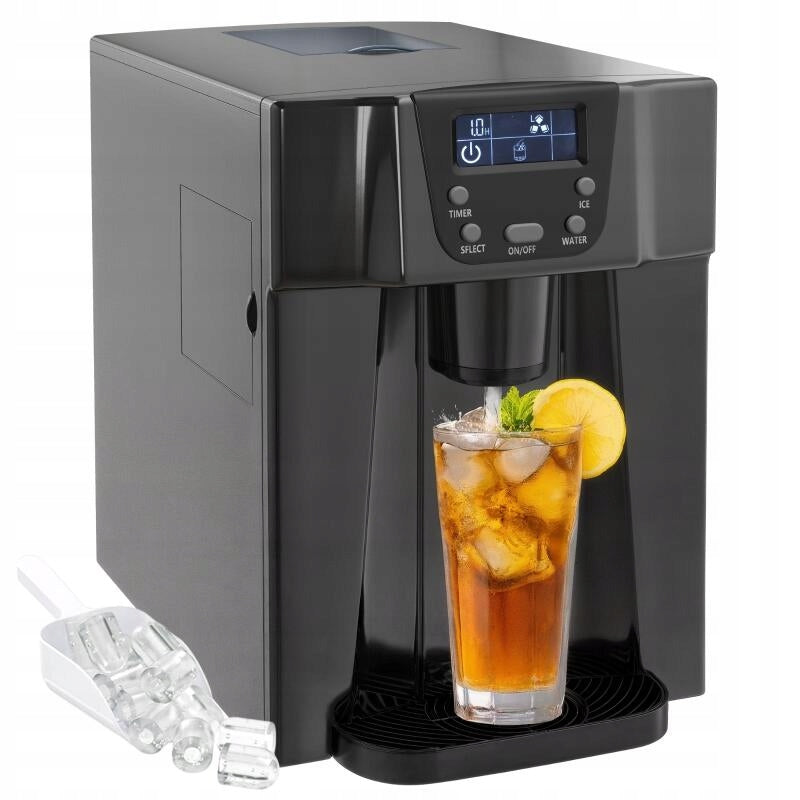 Ice maker 12kg/24h ice maker 9 cubes 10min water dispenser