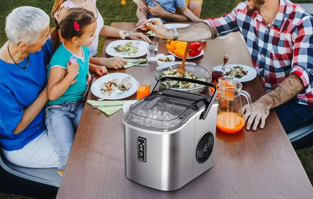 Ice maker Euhomy IM008 Dominant color silver/gray