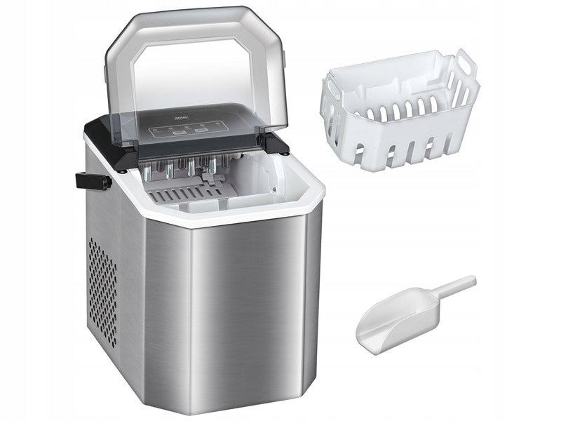 Ice maker MPM MKD-04M Dominant color silver/gray