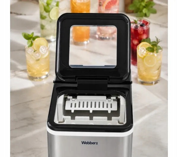 Ice maker Webber 05IM-002S 165W 1,5L 13kg/24h 2 cube sizes Brand Webber