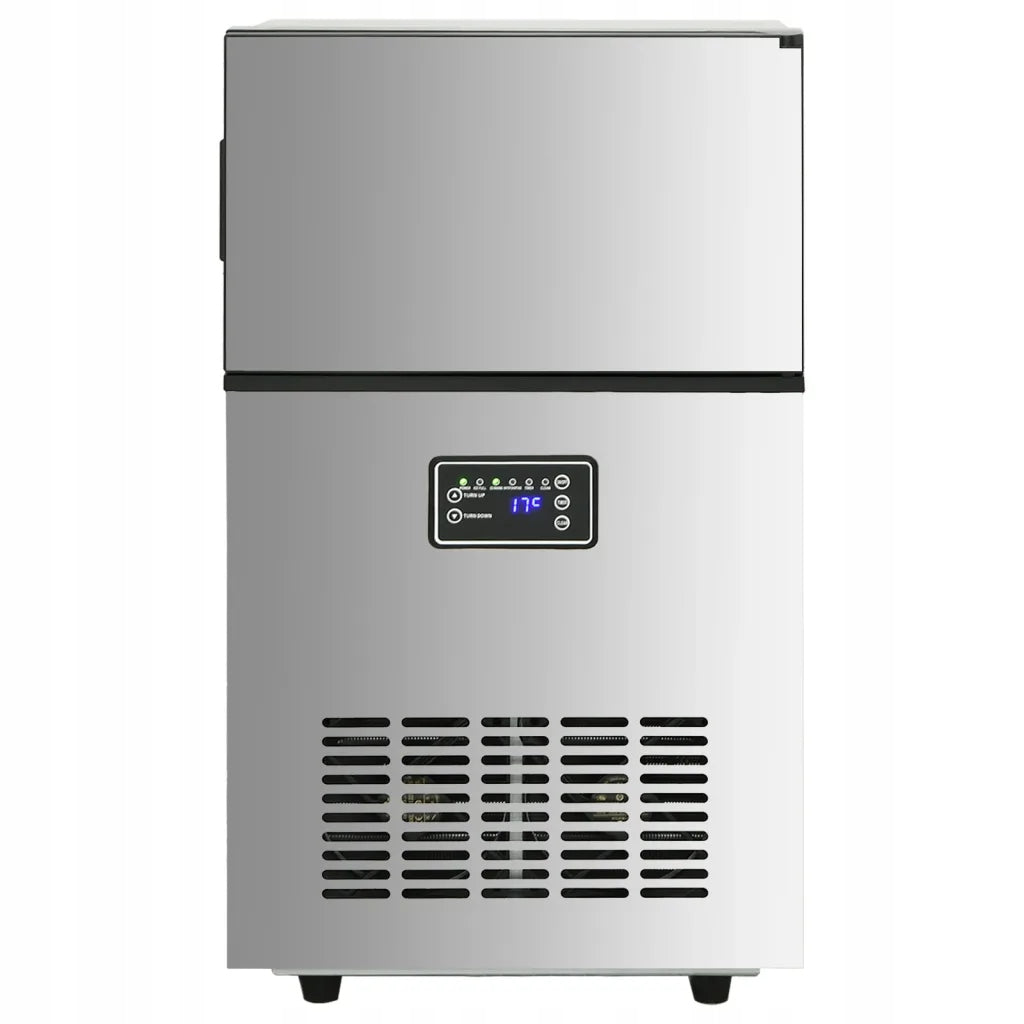 Ice maker, silver, 45 kg/24 h Dominant color silver/gray