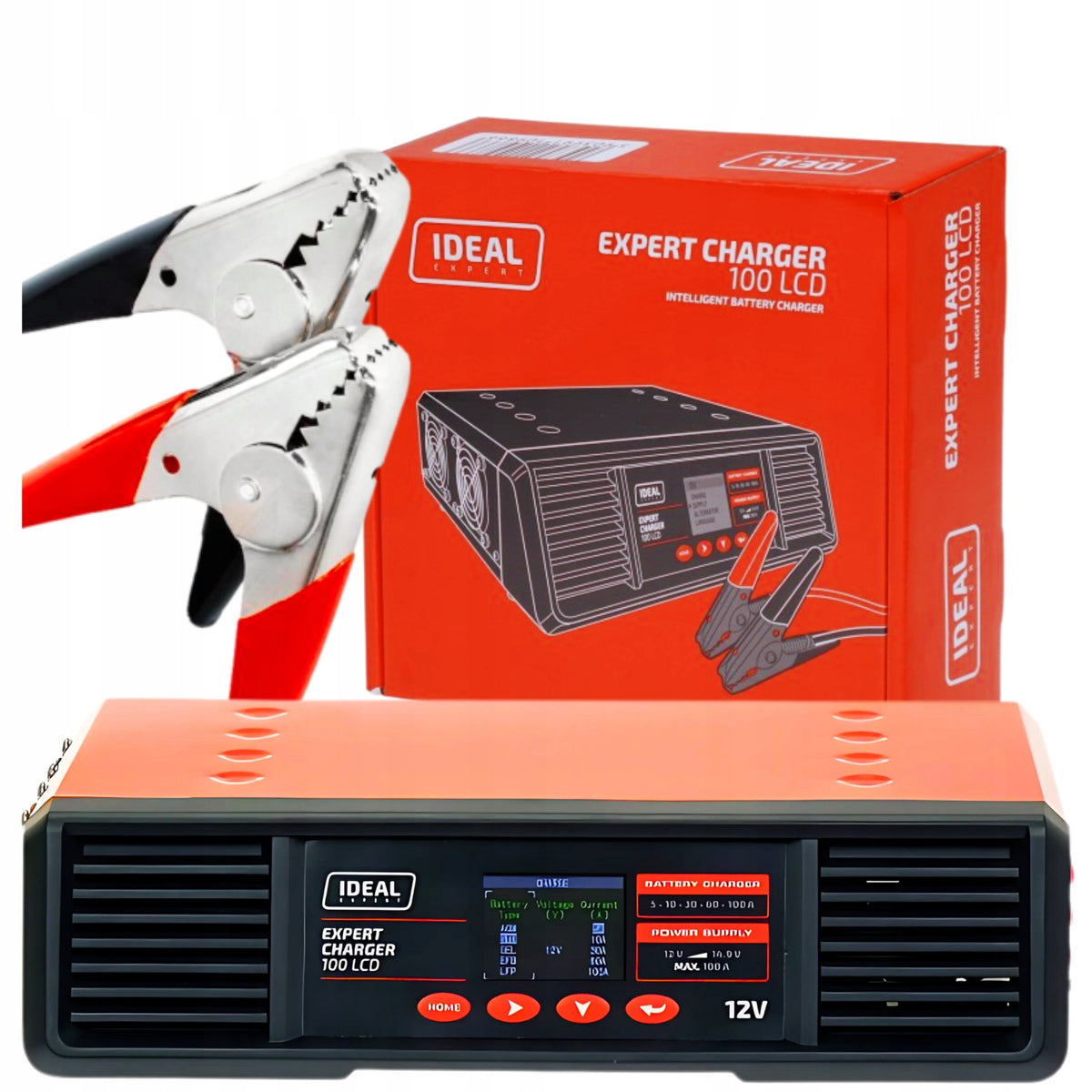 Ideal EXPERT CHARGER 100 LCD 12V Rectifier for batteries