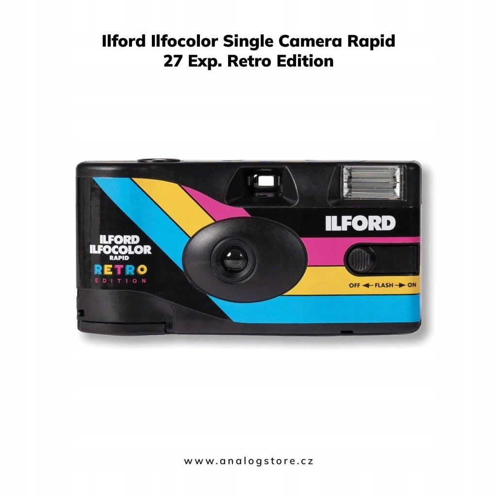 Ilford Ilfocolor Single Camera Rapid 27 Exp. Retro Edition Brand Ilfrod