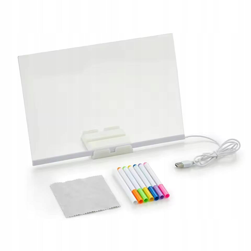 Illuminated LED Board 30×20 cm USB Colorful Creative Fun for Kids Packaging status original