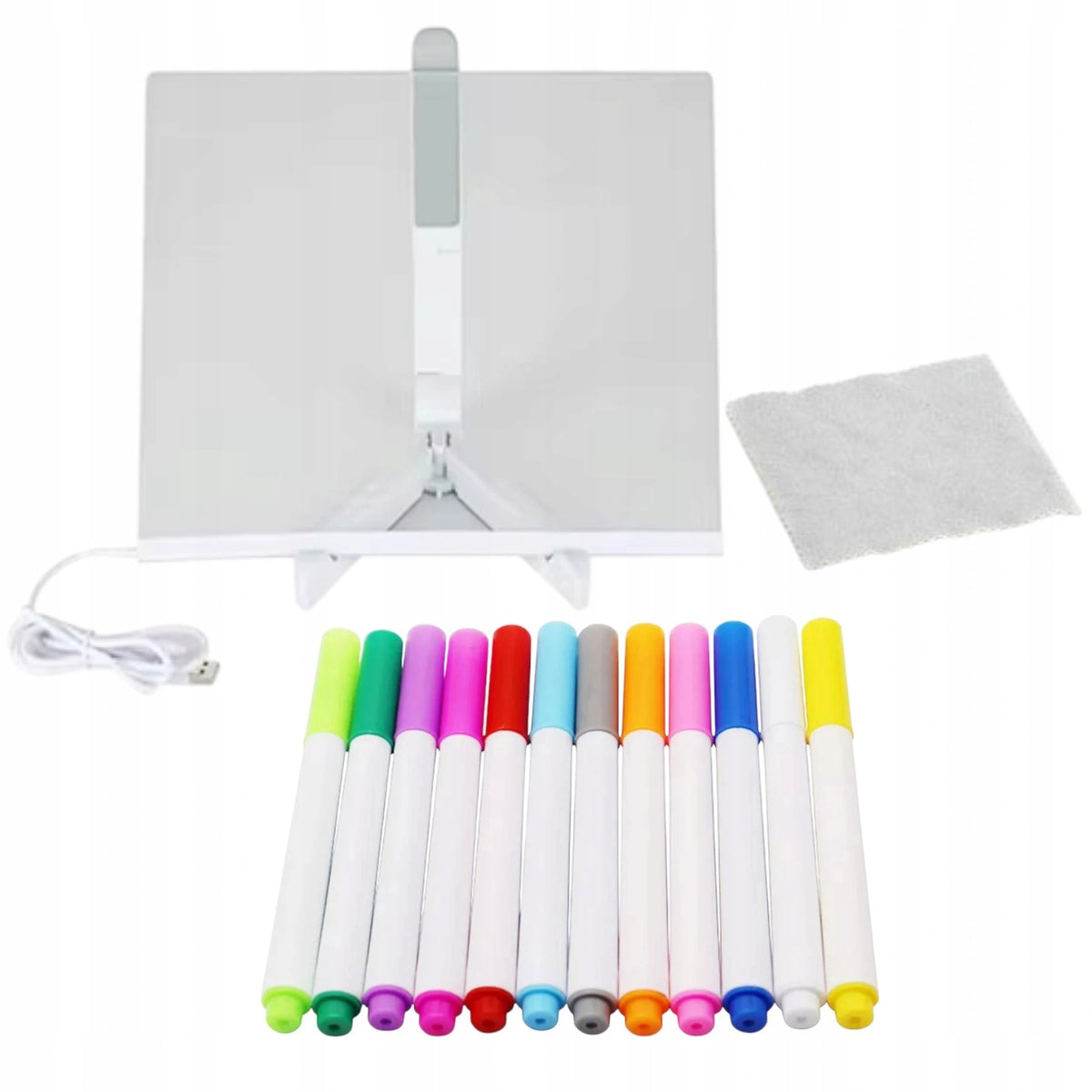Illuminated LED DRAWING BOARD REUSABLE LIGHT WRITING Packaging status original