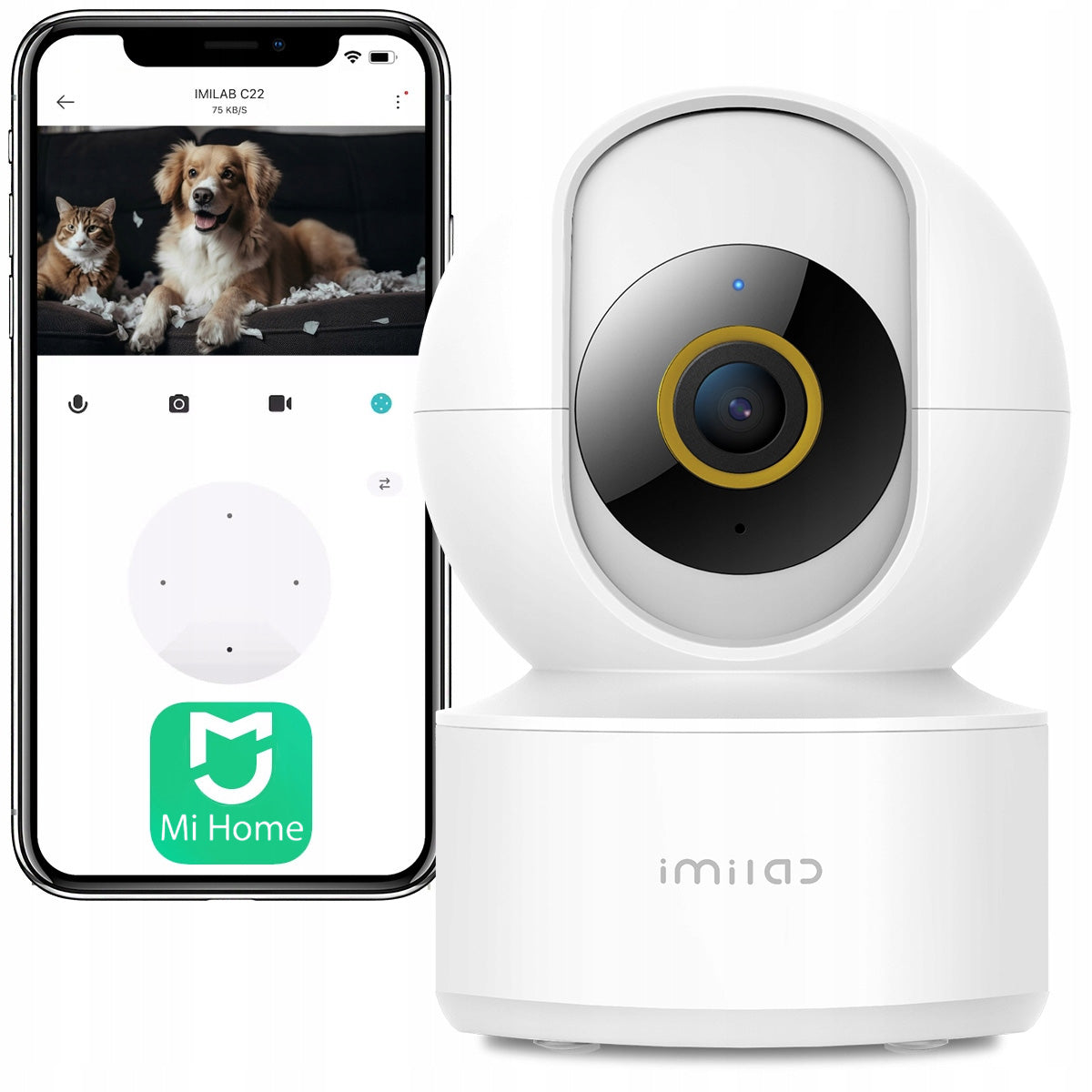 Imilab C22 Mijia ROTARY CAMERA for monitoring BABY MONITOR 360°