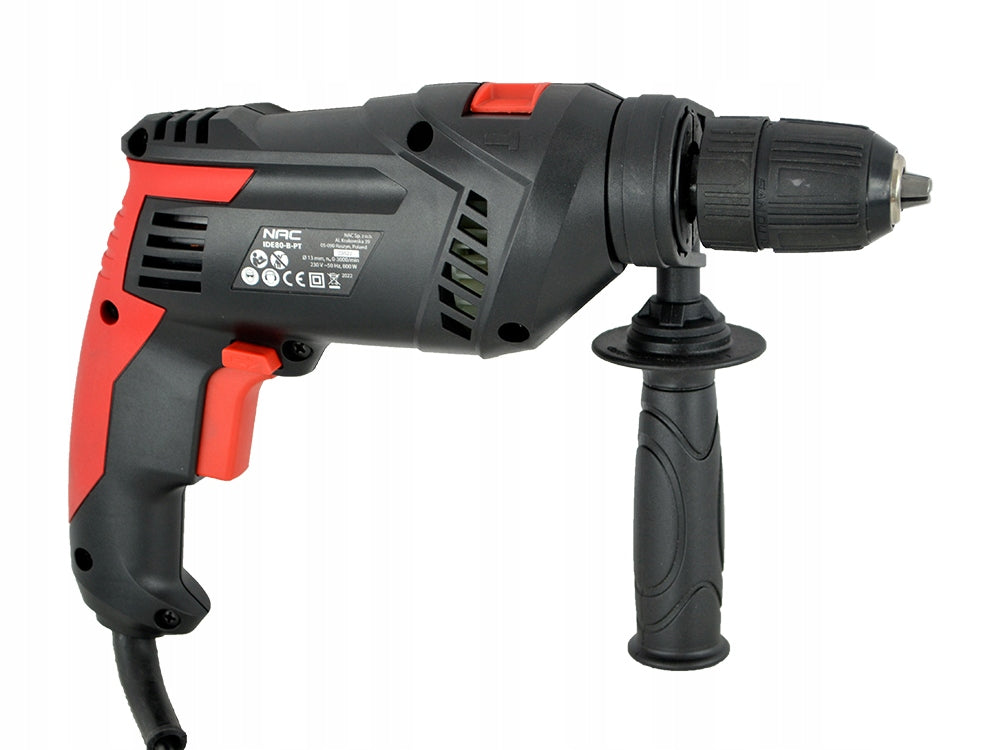 Impact Drill NAC 800W Smooth Speed Control Left/Right Case Brand no brand