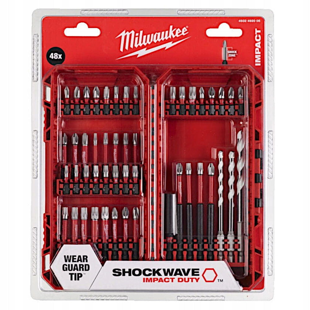 Impact bit set (48 pcs) Shockwave Impact Duty Milwaukee 4932492005 Packaging status original