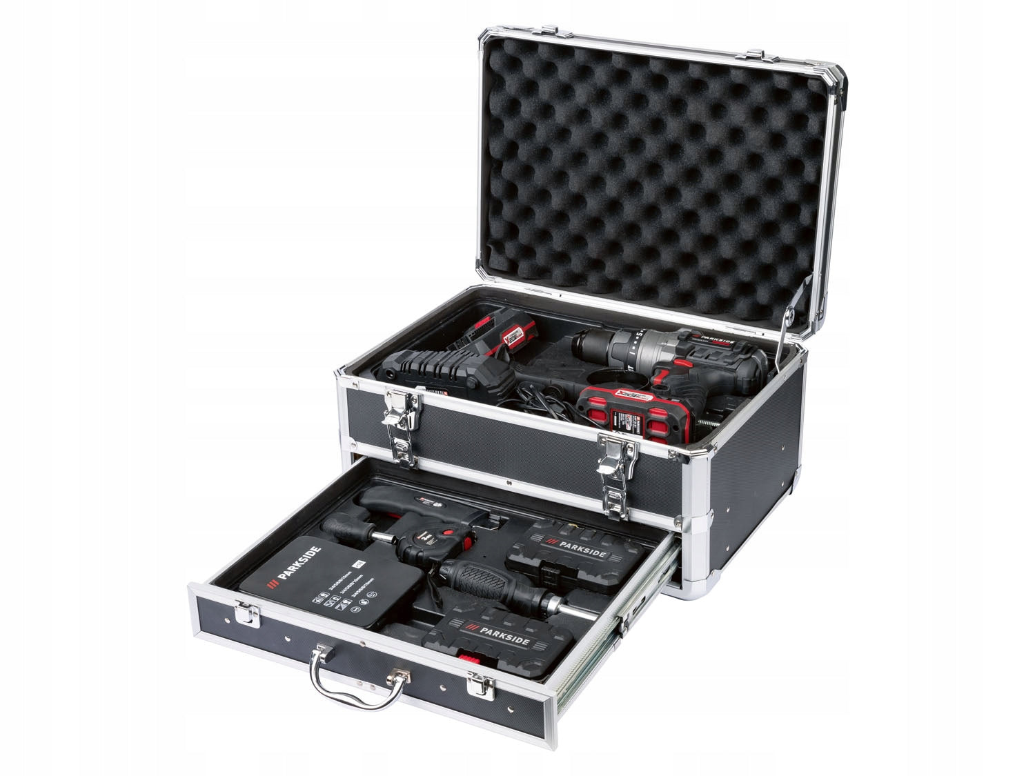 Impact screwdriver Parkside Performance 20 V PSBSAP 20-Li suitcase Brand Parkside