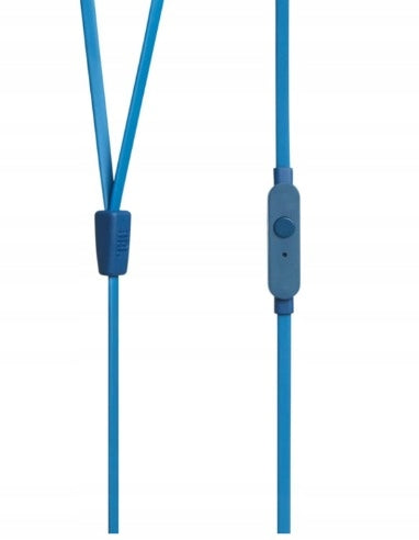 In-ear headphones JBL T110 with microphone Blue Packaging status original