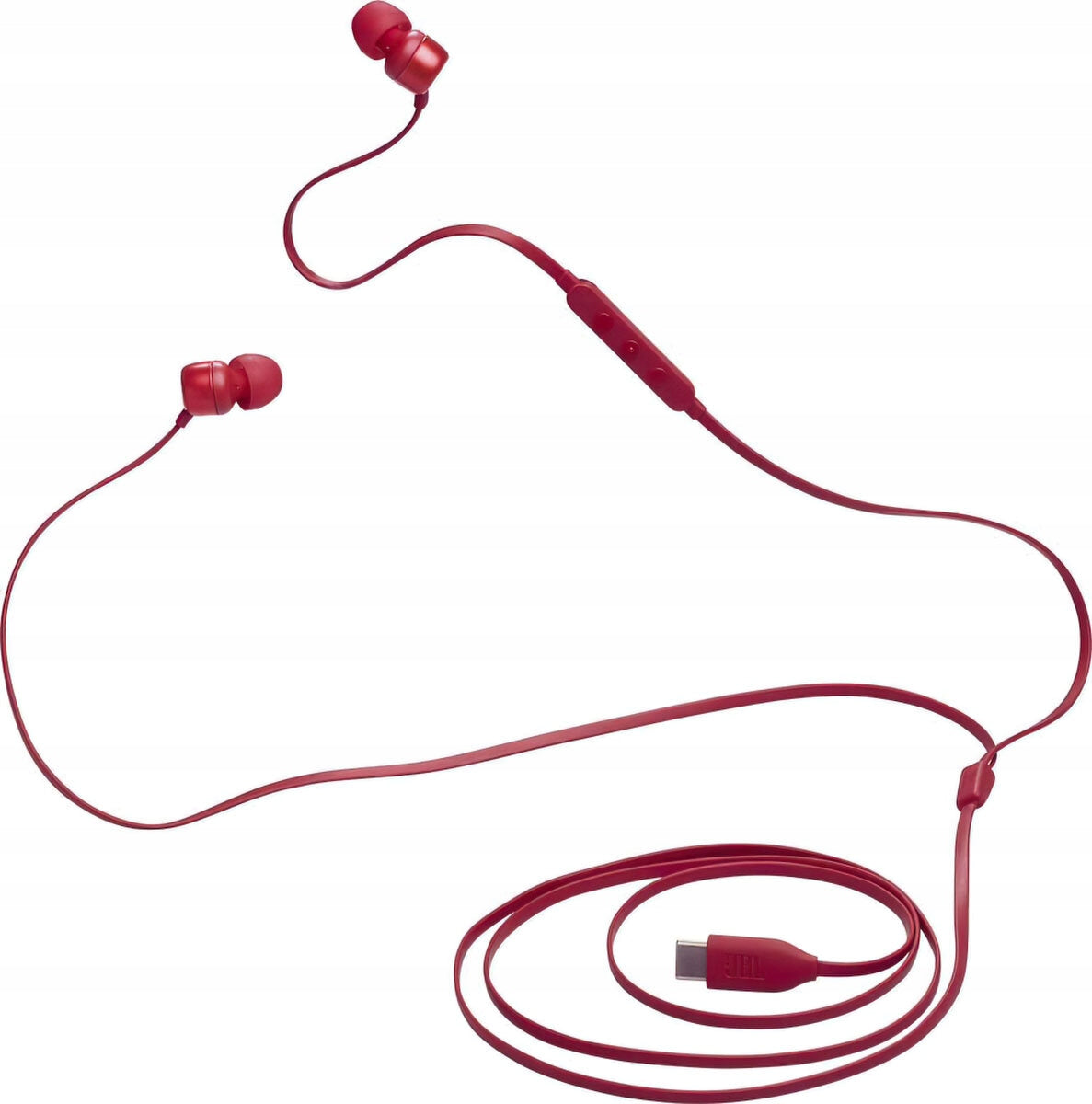 In-ear headphones JBL Tune 310 USB-C Red Headphones type in-canal