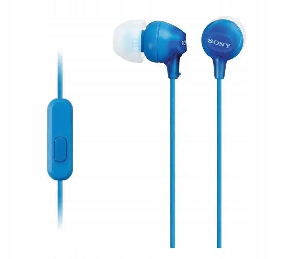 In-ear headphones SONY MDR-EX15AP Microphone Blue