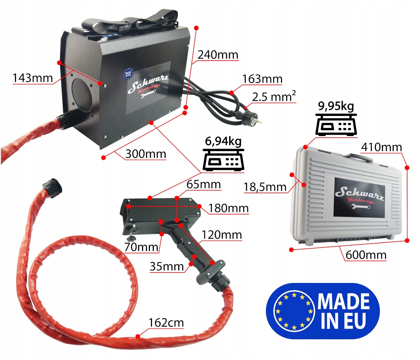 Induction Heater 4,9kVA Nut Bolt Heater Induktor 4900 Packaging status original