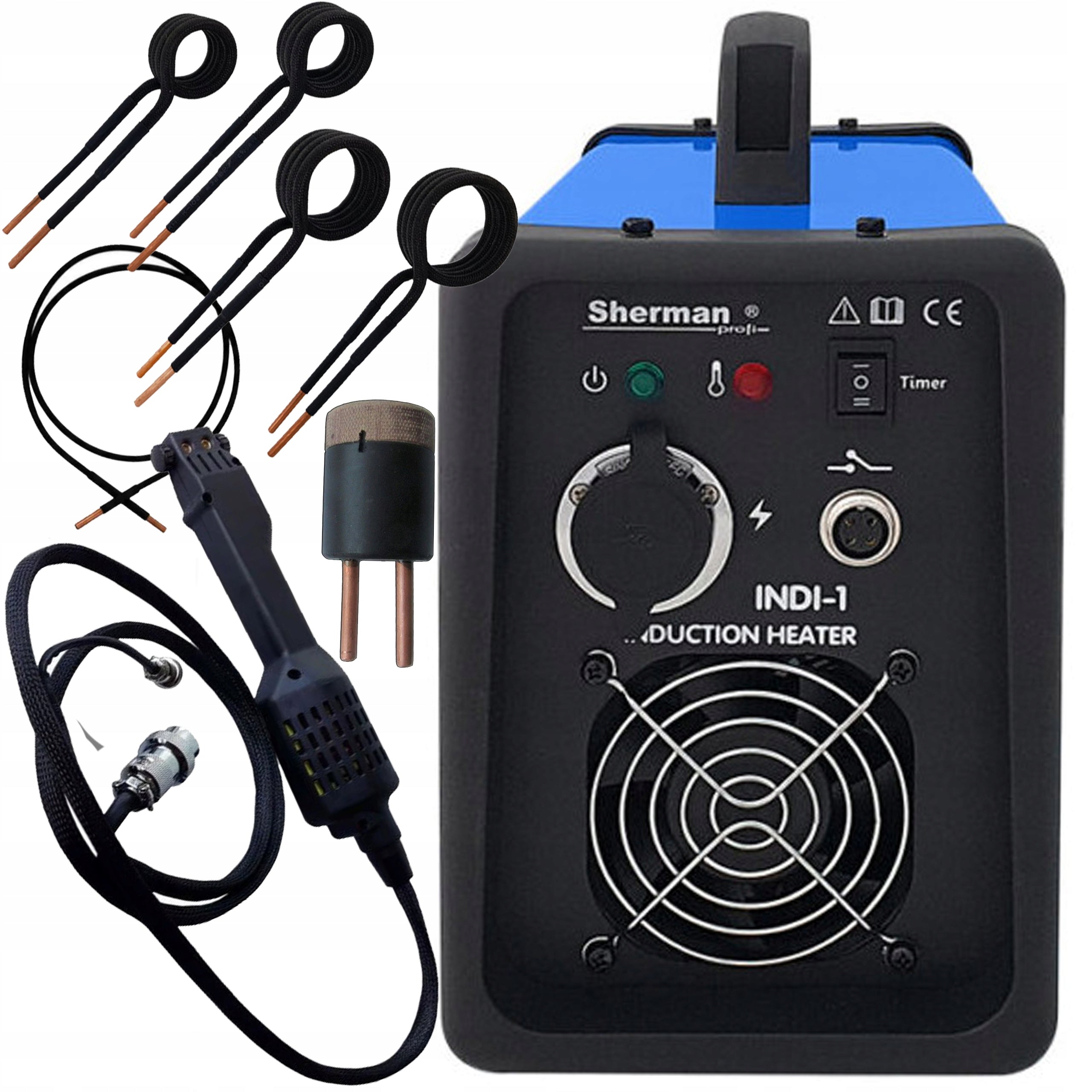 Induction Heater SHERMAN Heater INDI-1 2kVA Coils Set