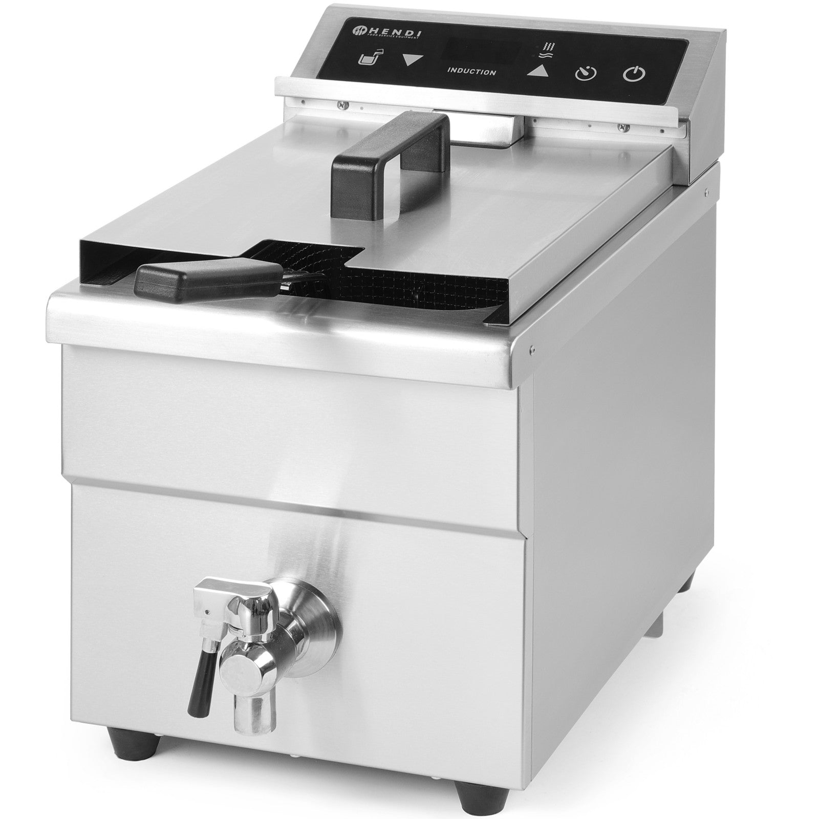 Induction fryer with tap Kitchen Line 8L Hendi 215012