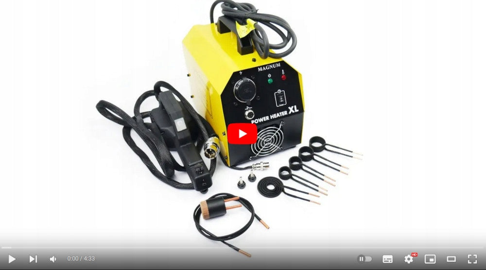Induction heater for screws Magnum 3kVa set Manufacturer code Nagrzewnica indukcyjna XL 3Kw Zestaw cewek