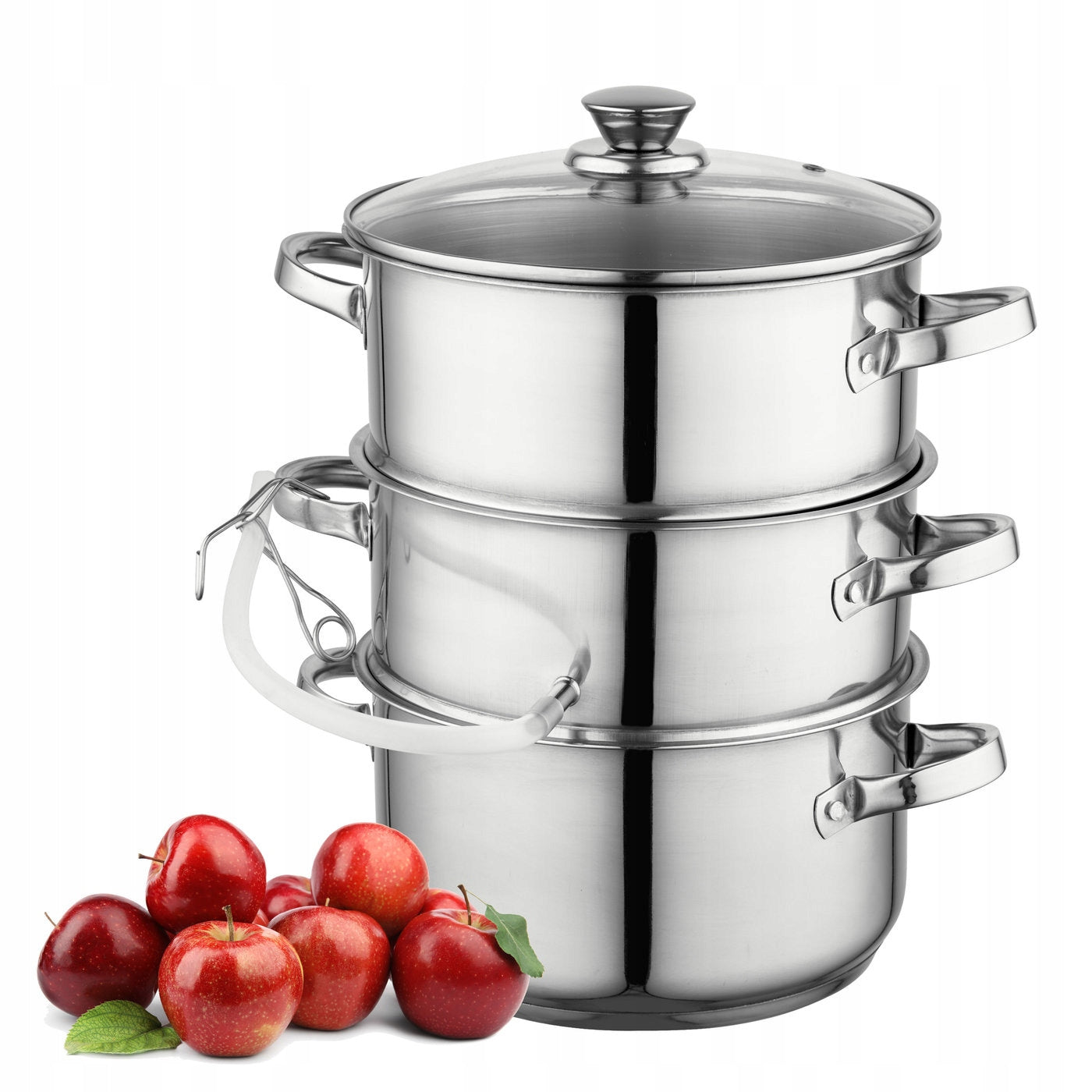 Induction juicer Florina 5 l stainless steel with glass cover