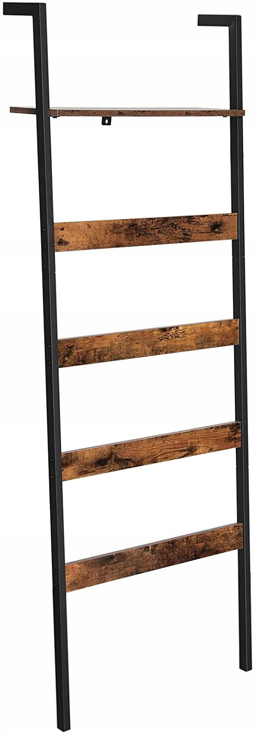Industrial Bathroom Ladder Shelving Unit