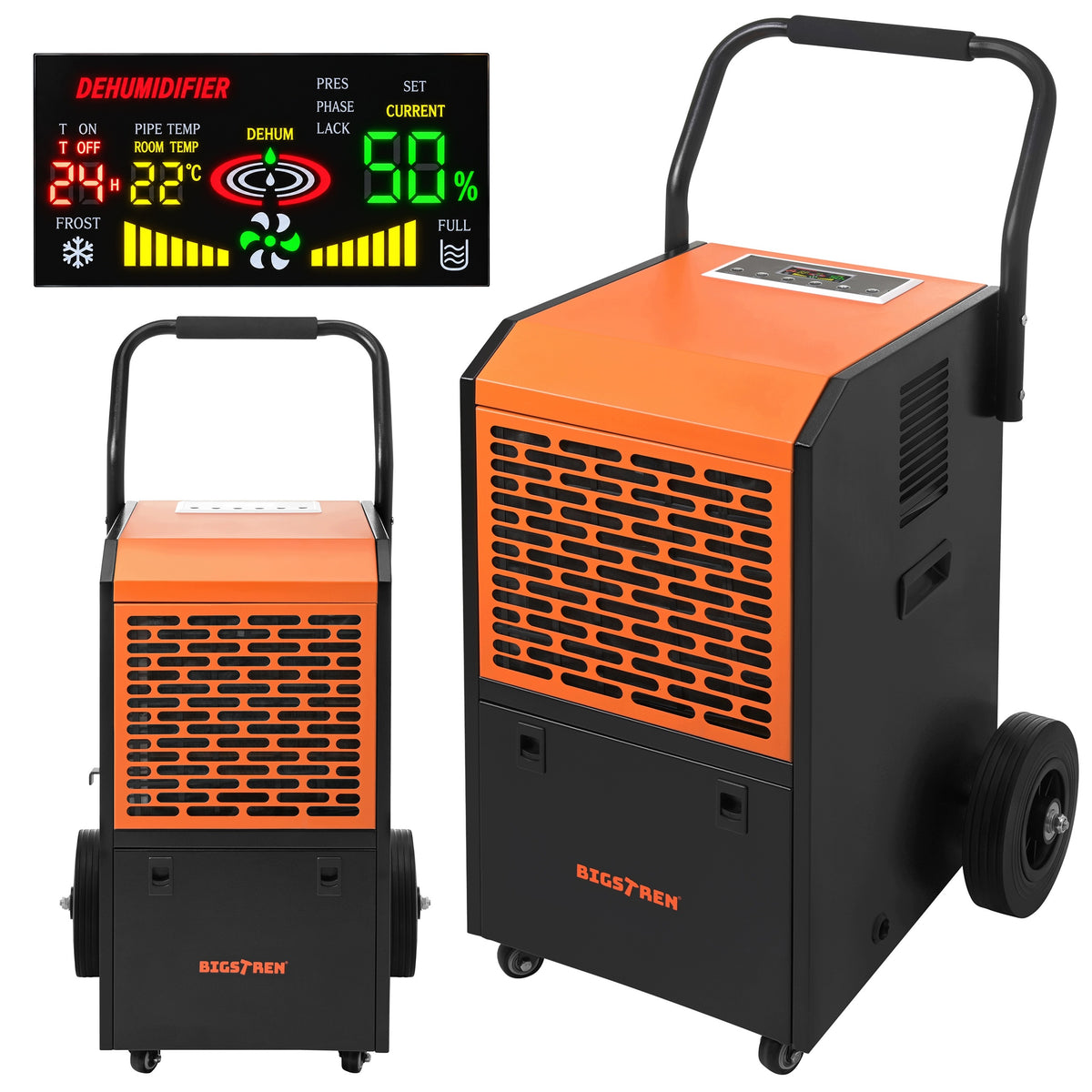 Industrial Dehumidifier Construction Absorber 50l/24h Bigstren 650W
