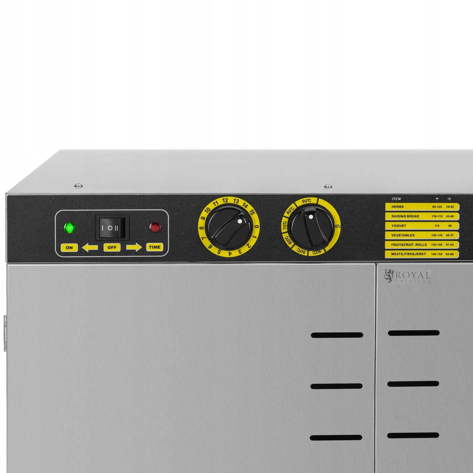 Industrial Food Dryer Herb Fruit 24 Grids 40-90 C 5850W Brand Royal Catering