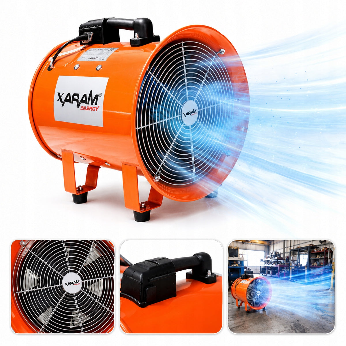 Industrial jet fan XARAM Energy XE-WOI 12/1S 3900m3/h