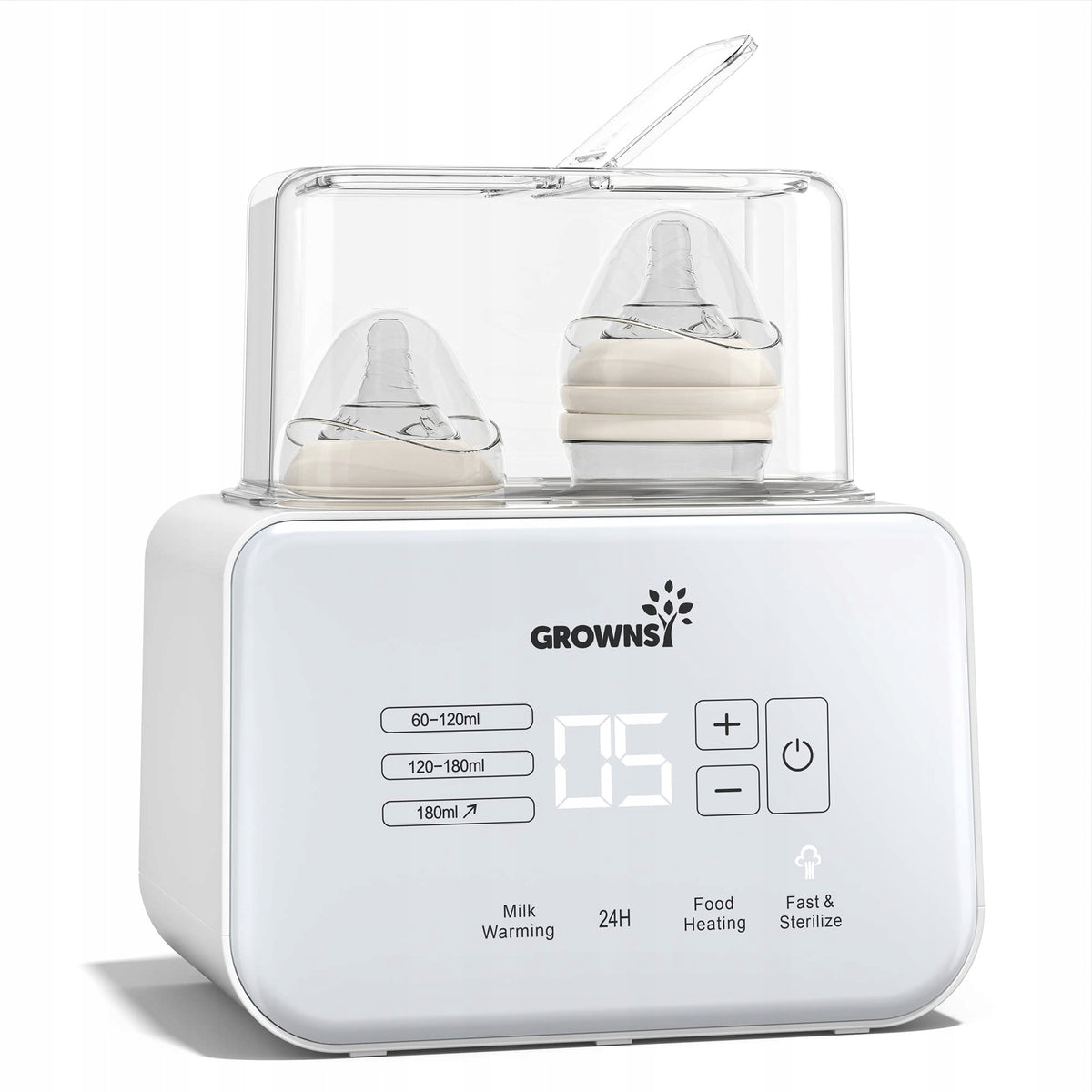 Infant Bottle Warmer Sterilizer 8in1 LCD GROWNSY
