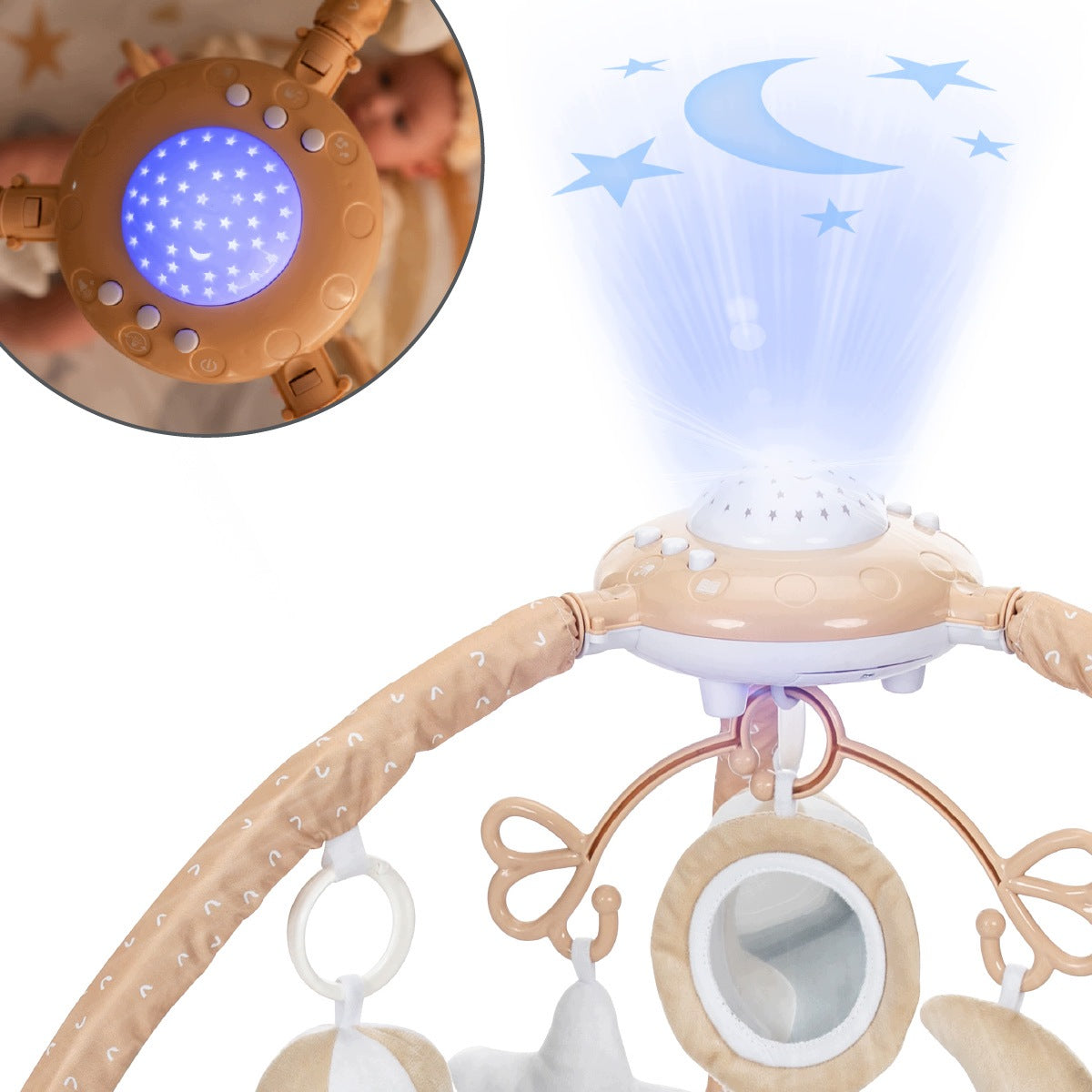 Infant Interactive Educational Mat Projector Carousel Lorelli Brand Lorelli