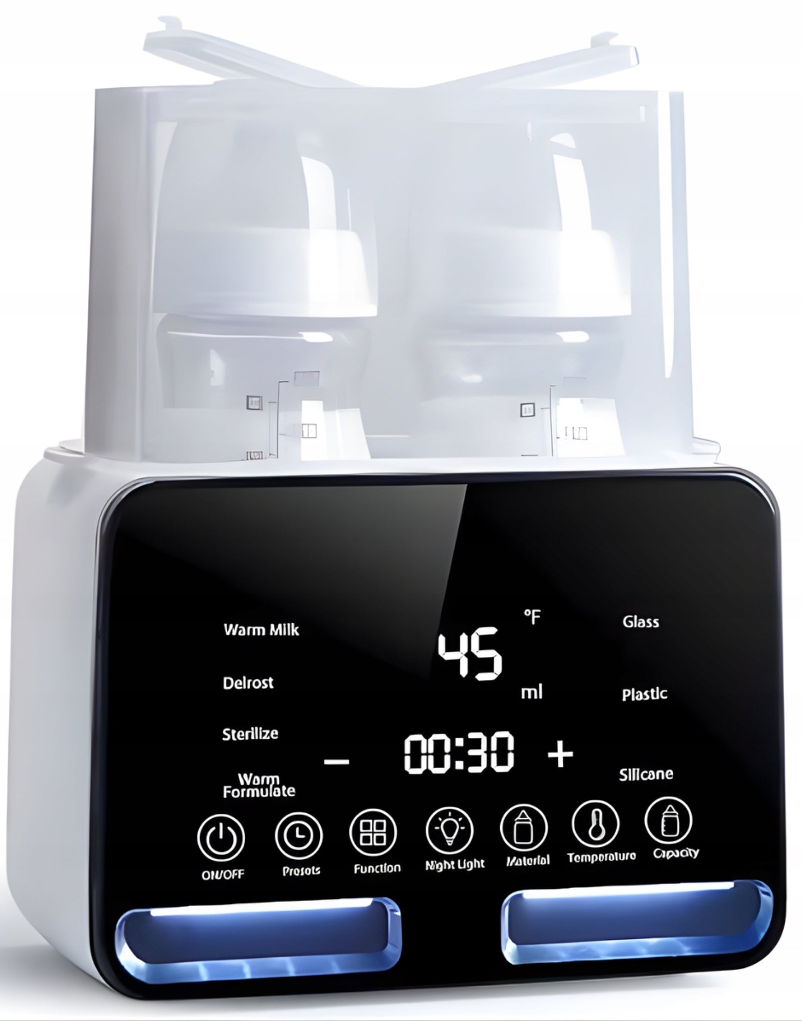 Infant Water Milk Bottle Sterilizer and Heater Manufacturer code GIO-375