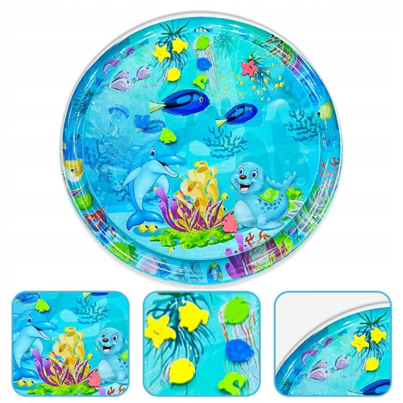 Inflatable Baby Sensory Water Mat, Colorful Play Mat, 105 cm Manufacturer code JHL-008