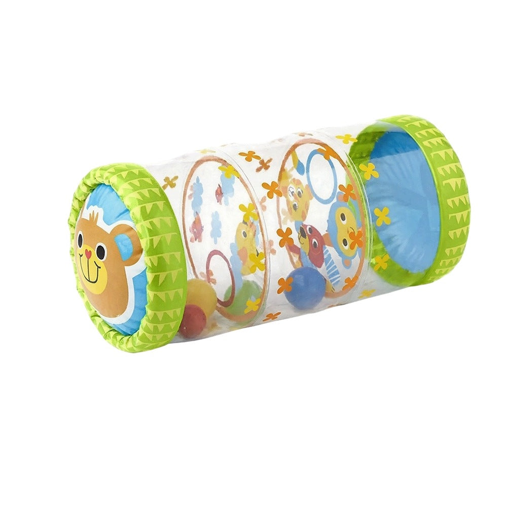 Inflatable Crawling Roller With Rattle Balls For Children 6M+