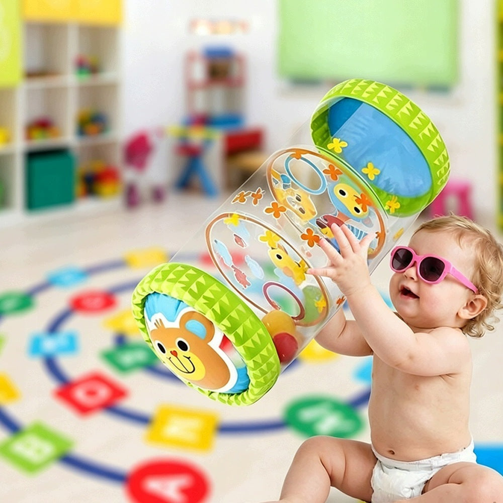 Inflatable Crawling Roller With Rattle Balls For Kids Learning Kid's age 12+ months
