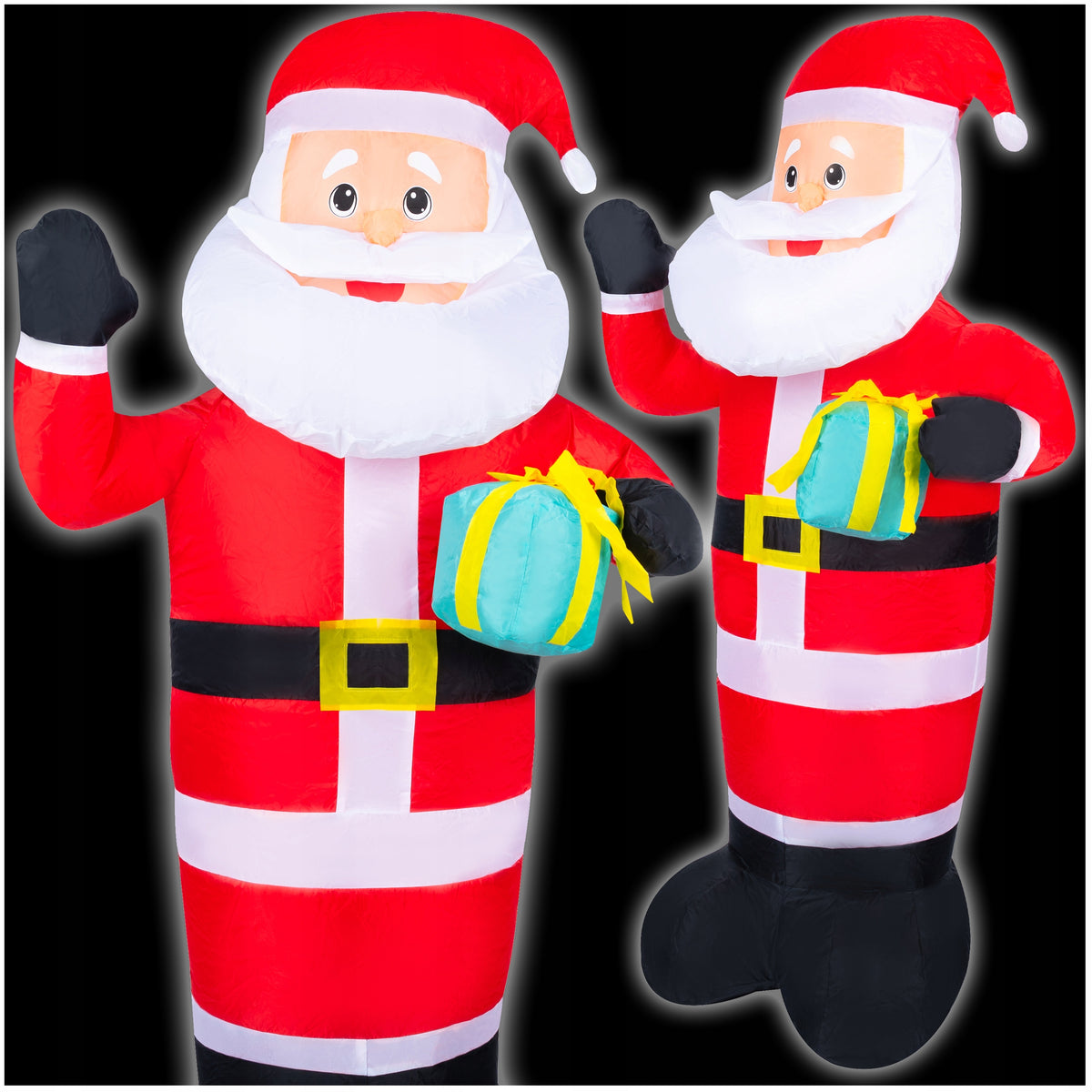 Inflatable Illuminated Santa LED Lights 120cm Christmas Decoration Manufacturer code E27G