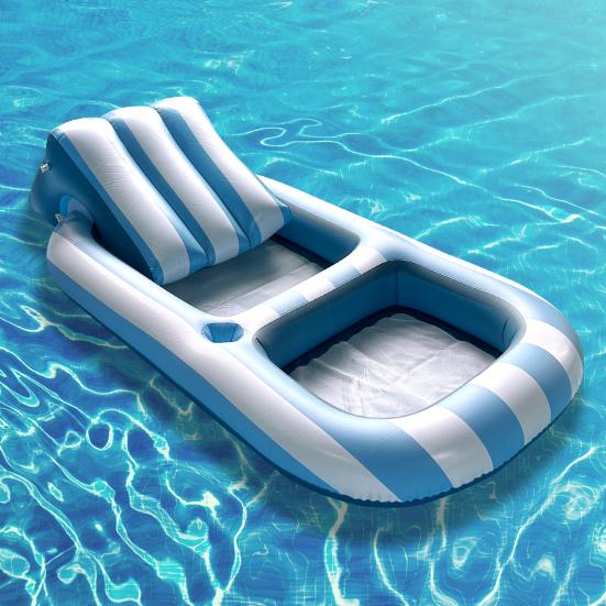 Inflatable Mattress Sunbed with Backrest Cup Holder 180X80 with Mesh Manufacturer code 3590078