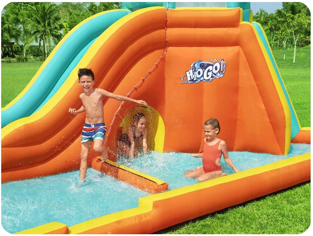 Inflatable Playground H2OGO 565x373x265cm Slide Tunnel Sprinkler Product width 565 cm