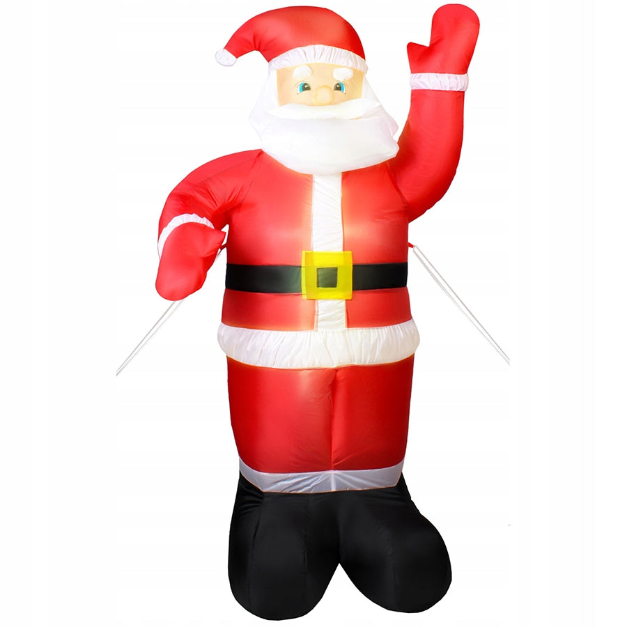 Inflatable Santa Claus LED Pumped Glowing Ornament Large with IP44 Lights Brand Ruhhy
