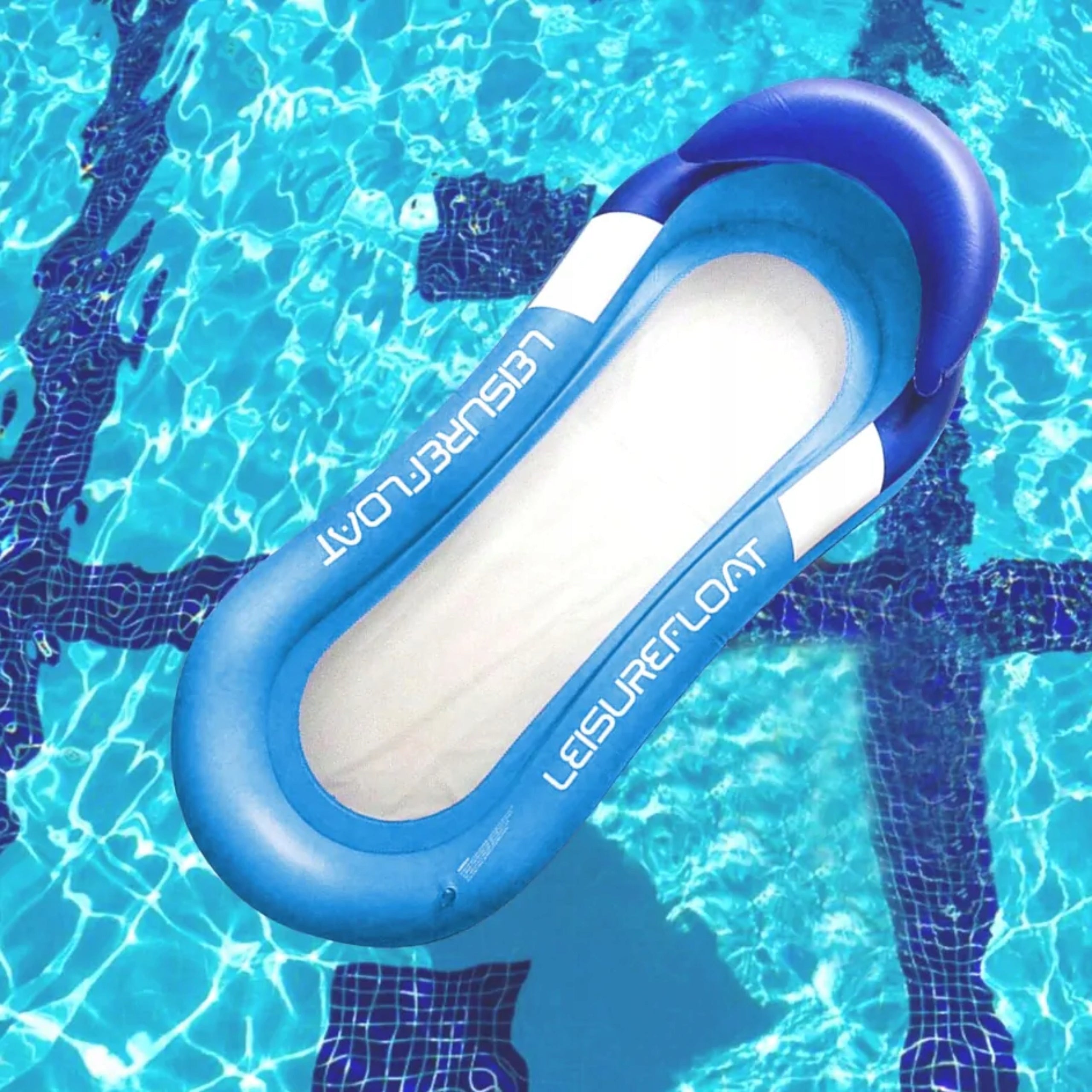 Inflatable Swimming Mattress with Mesh HAMMOCK WATER DECKCHAIR for Water Pool Beach Manufacturer code 43103