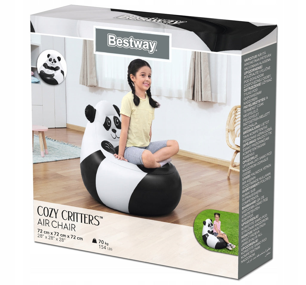Inflatable armchair PANDA 72x72x64 cm Bestway inflatable pouf Brand Bestway
