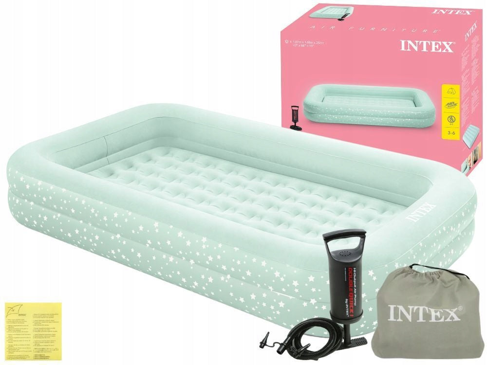 Inflatable mattress for children Intex 168x107 + PUMP MODEL 2026