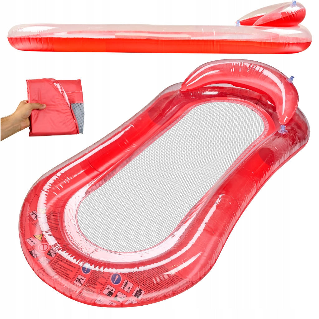 Inflatable mattress for swimming pool with net red BESTWAY 43103