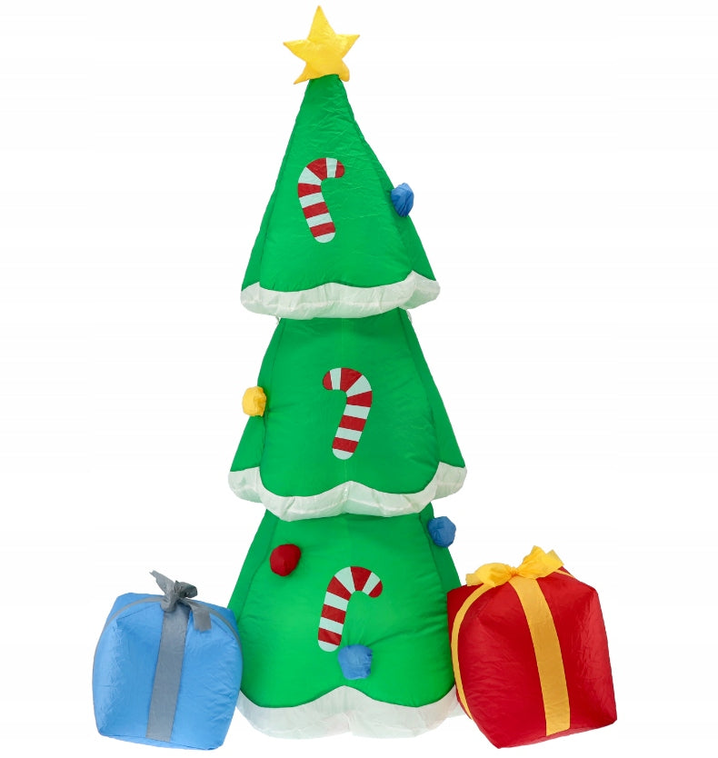 Inflatable ornament - led Christmas tree 180 cm