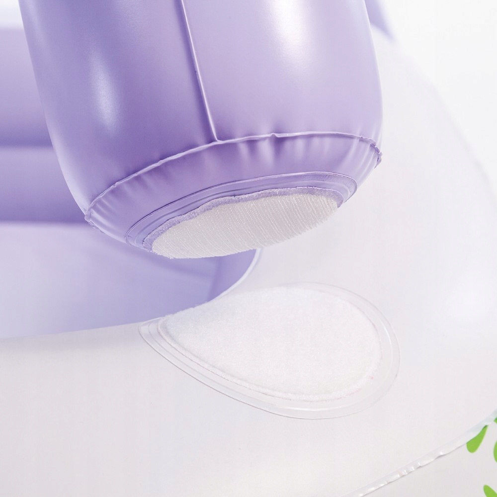 Inflatable paddling pool with visor for children purple INTEX 57470-DINO Volume 295 l