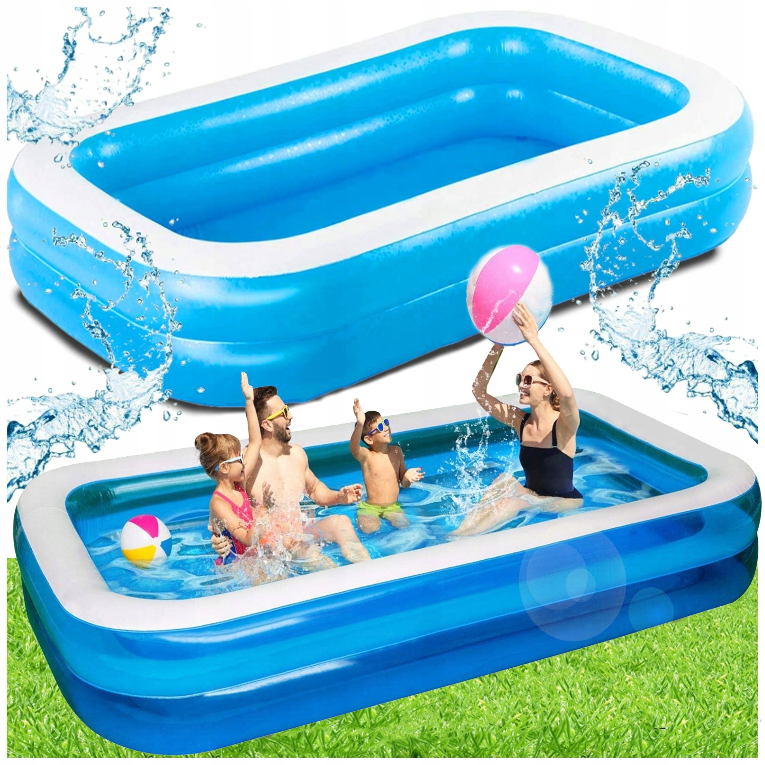 Inflatable pool rectangular Jilong 200 x 150 cm Manufacturer code 6926799215002