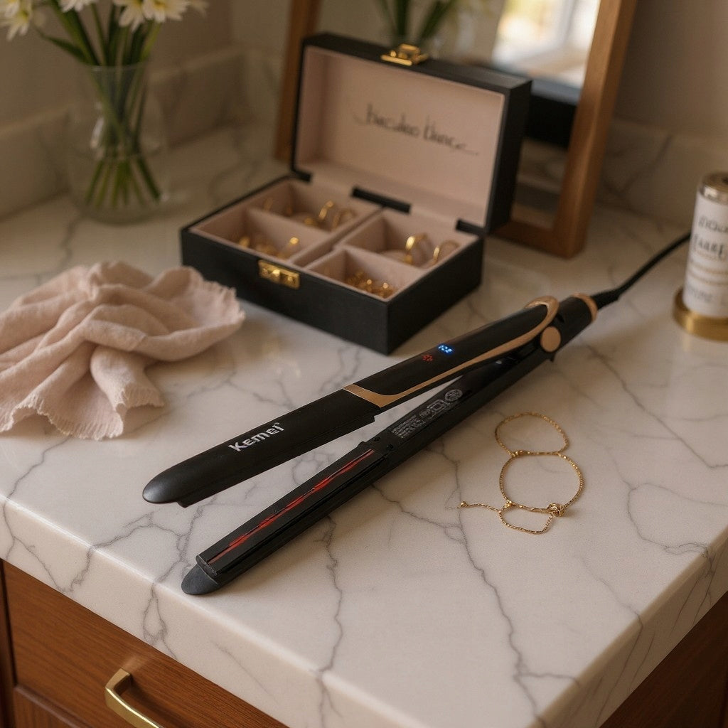 Infrared Hair Straightener Ceramic with Ionization Professional Brand no brand