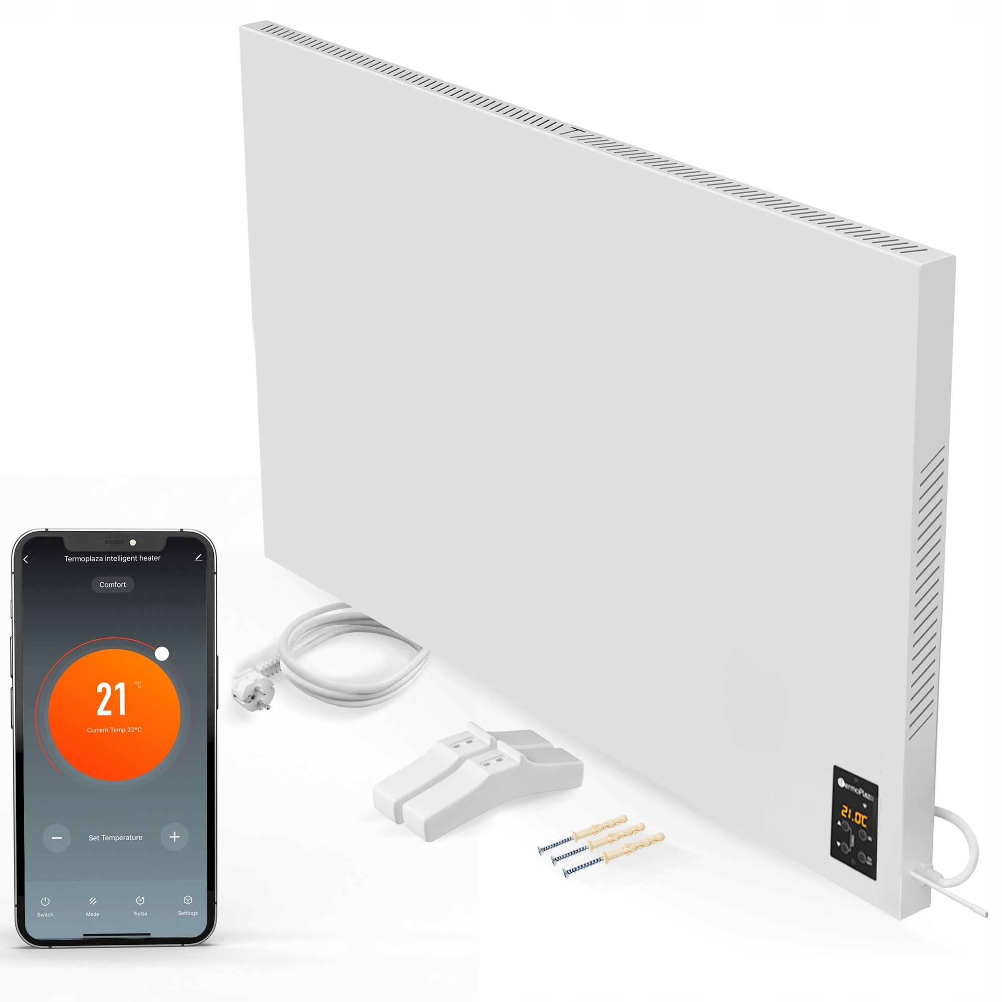 Infrared Heating Panel 1100W 28m2 Built-in Thermostat With WiFi Smart