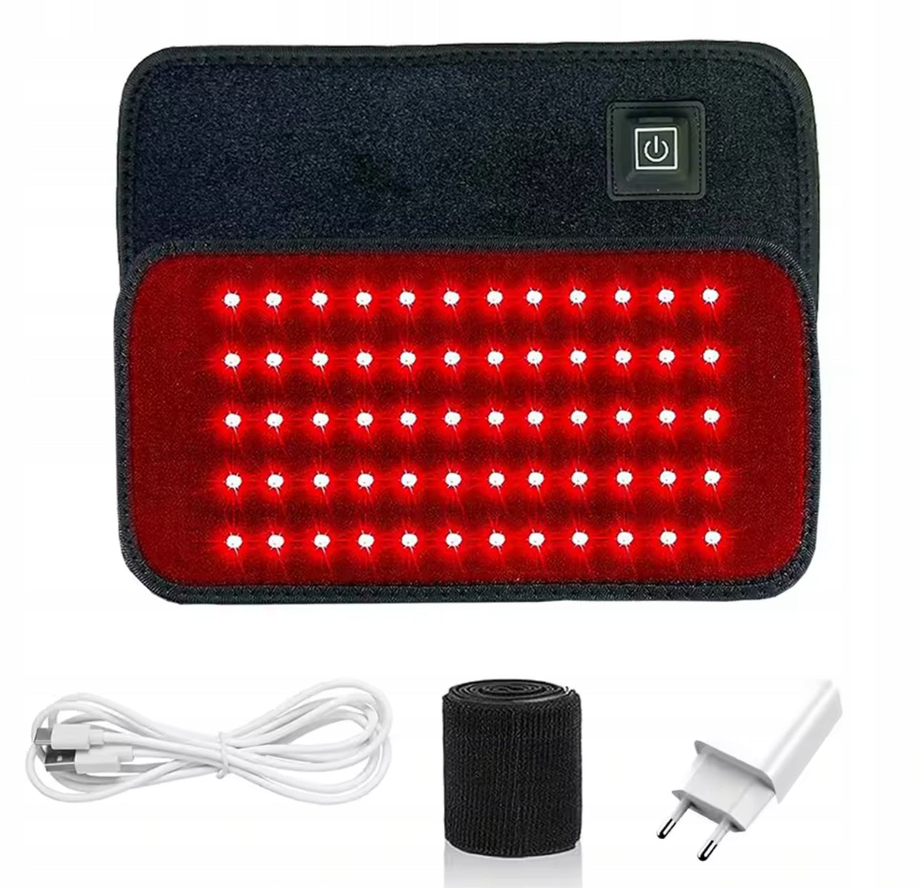 Infrared Lamp Health Belt Red Light Therapy For Pain Color black