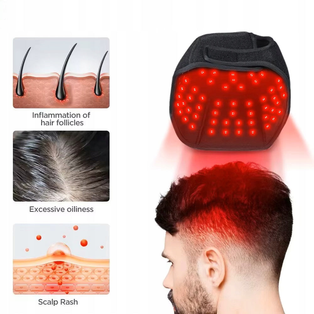 Infrared Light Therapy LED Cap 660nm + 850nm Hair Growth Medical device no