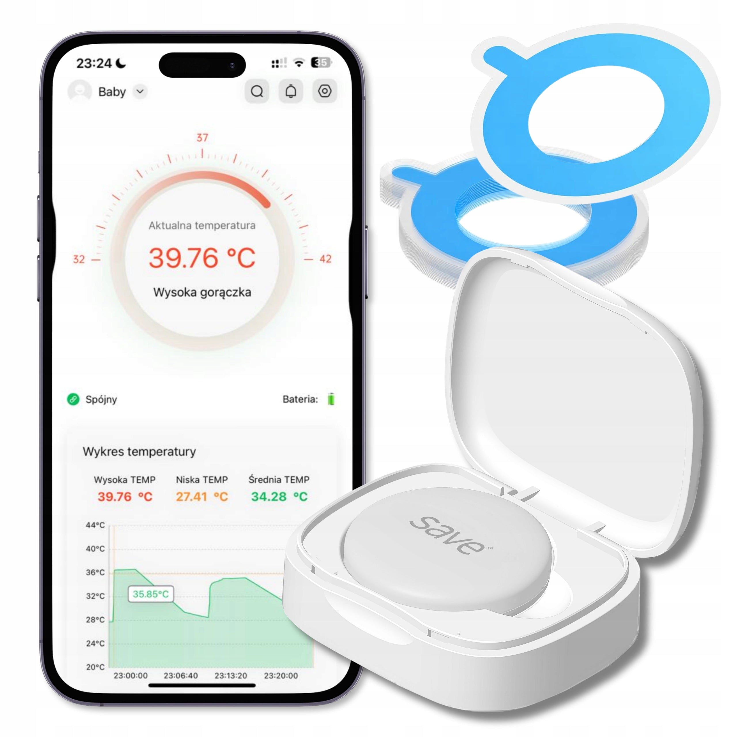 Infrared Non-Contact Medical Thermometer for Infant Baby SAVE