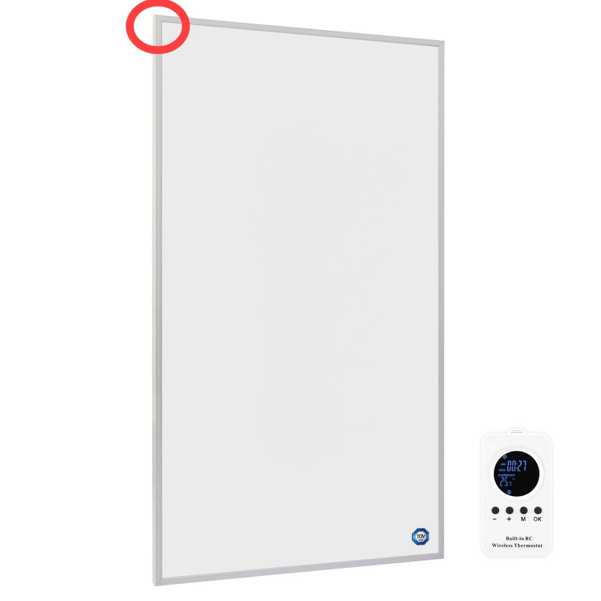 Infrared heater graphene technology 1000W, TÜV certified