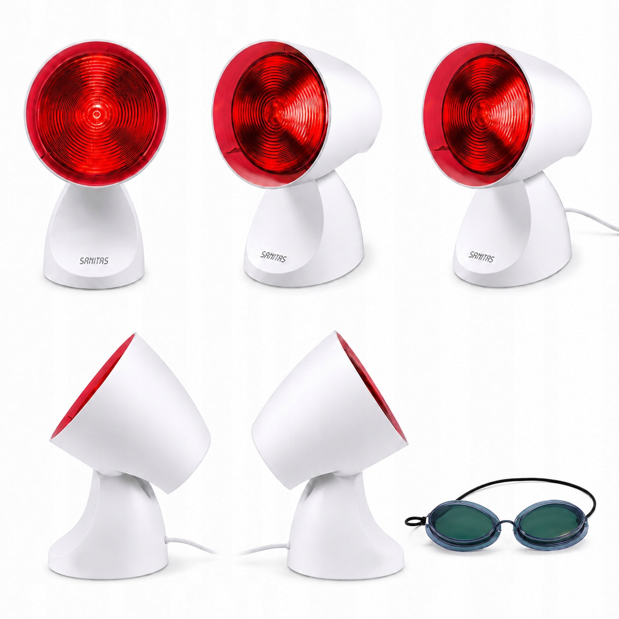 Infrared lamp Sanitas SIL 16 150W bay muscles irradiation glasses Packaging status original
